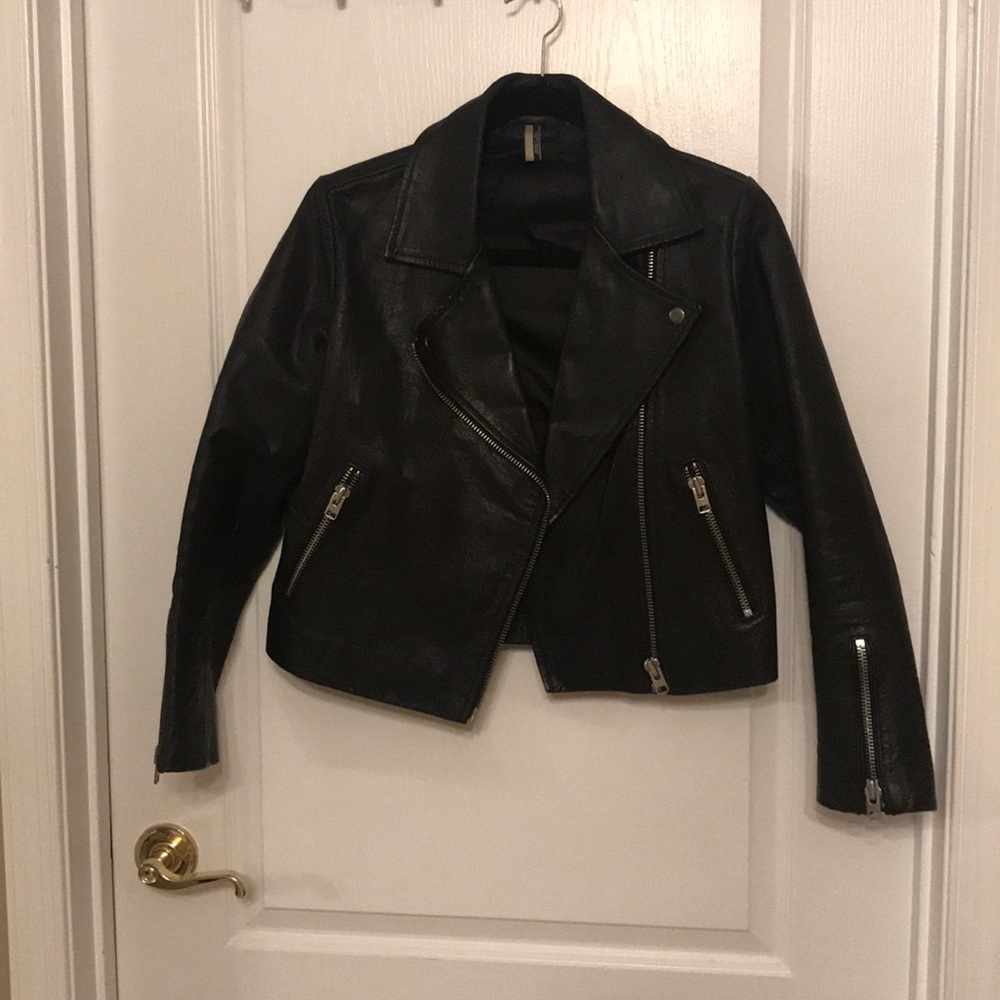 Topshop boutique leather jacket
